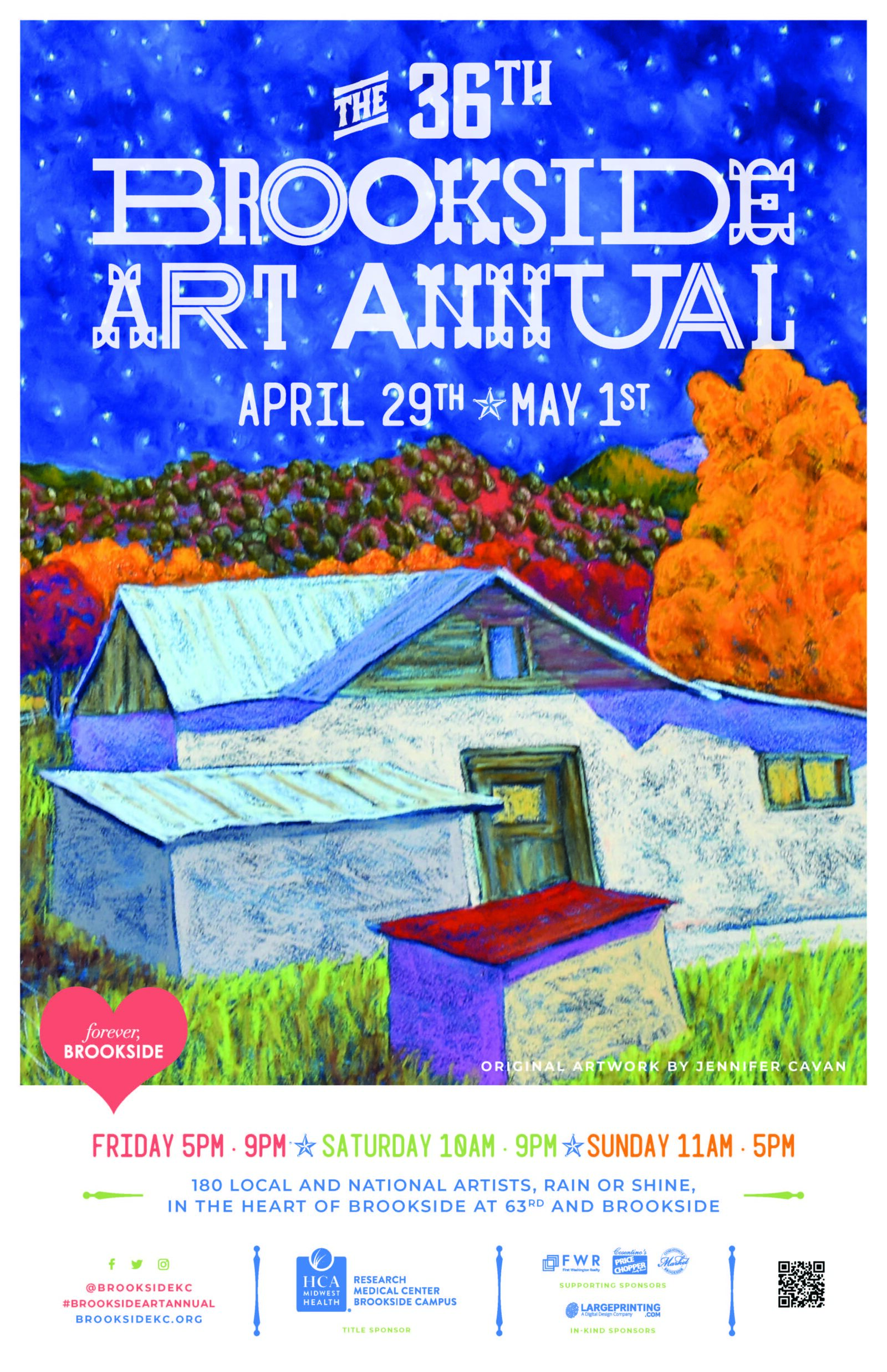 The 2022 Brookside Art Annual The 36th Brookside Art Annual with top