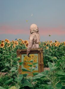 Sun, Moon & Stars, original work by Jason Brueck