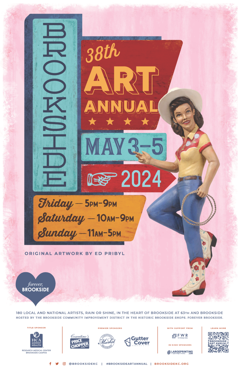 The 2024 Brookside Art Annual The 38th Brookside Art Annual with top